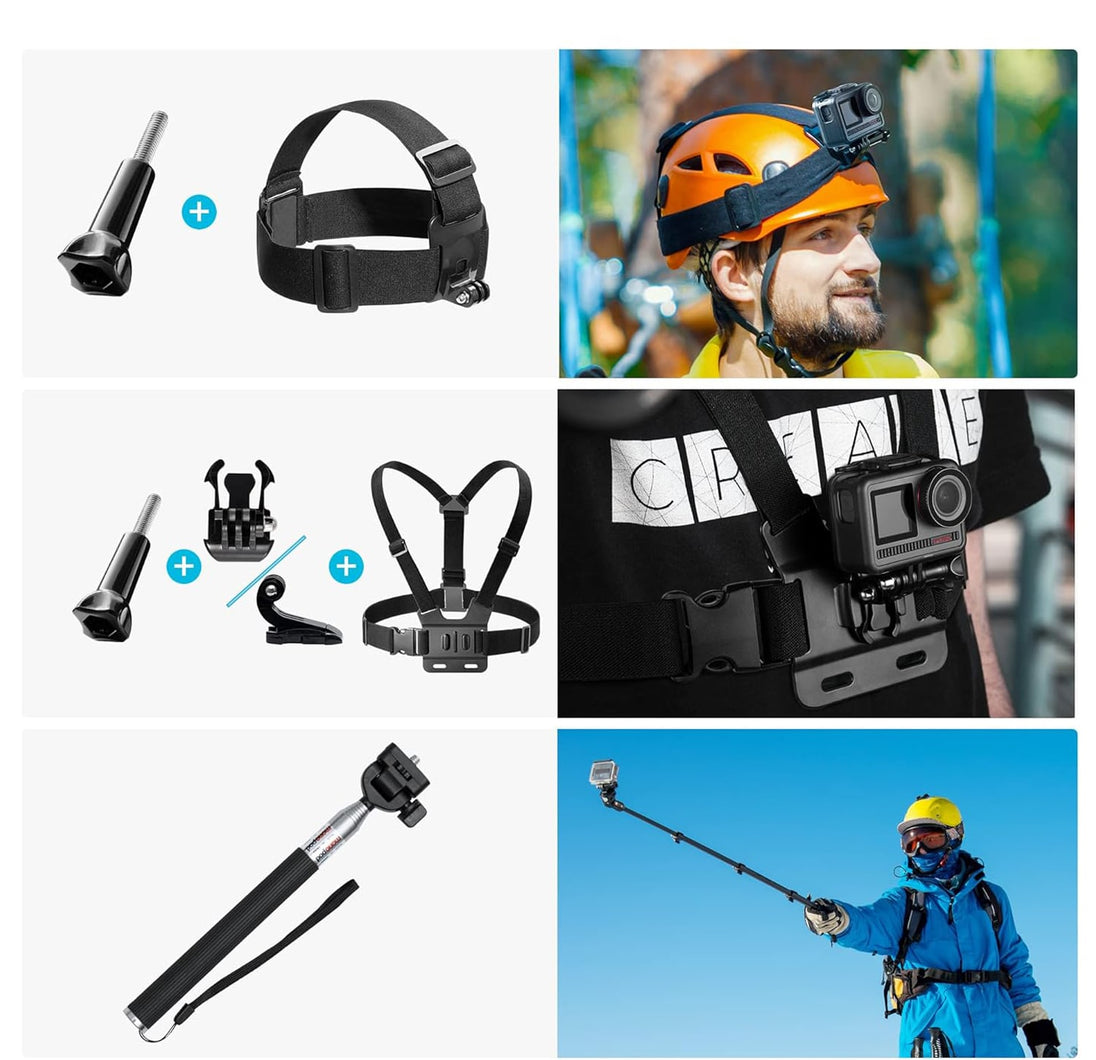 Kit accesorios para camaras de accion 59 en 1 k42