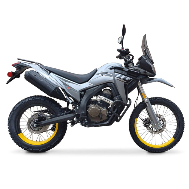 Moto Loncin DS 250 EFI ABS dual vista lateral