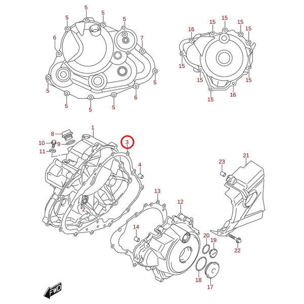 Ilustración de despiece Suzuki 11482-34J00