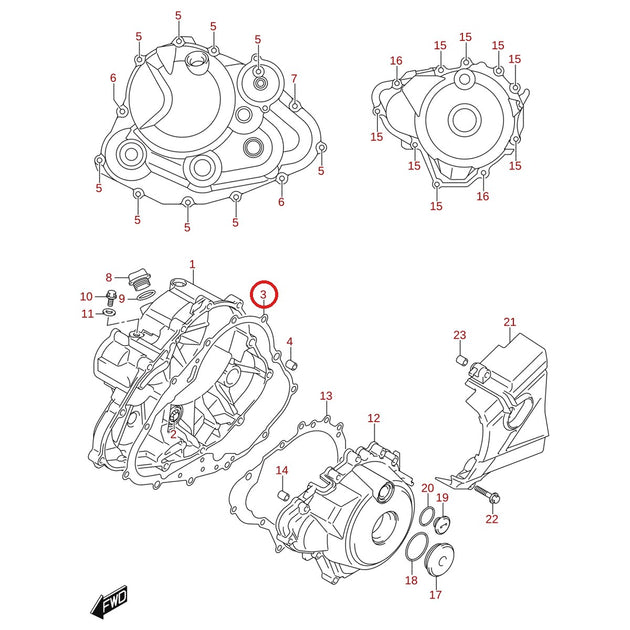 Ilustración de despiece Suzuki 11482-34J00