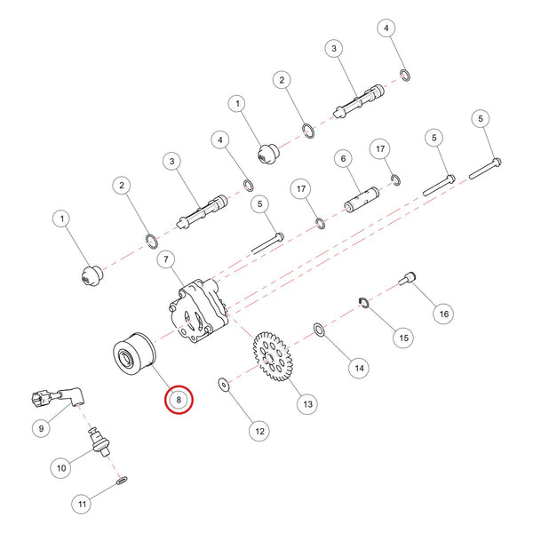 Ilustración de despiece Royal Enfield 574297