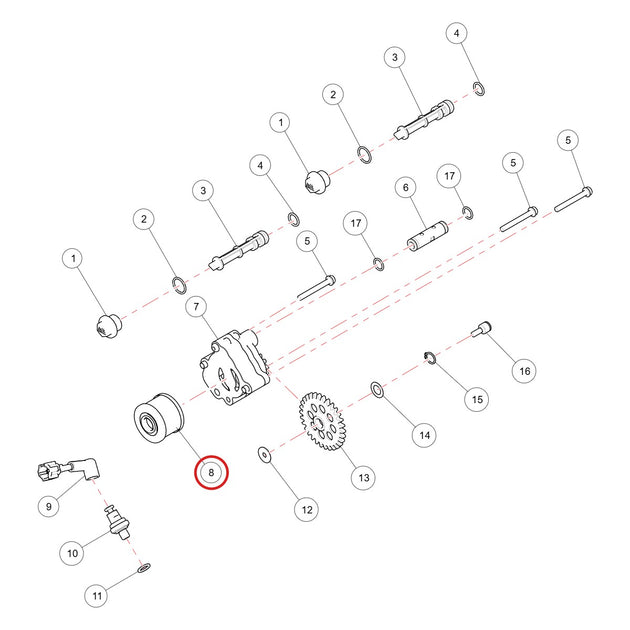 Ilustración de despiece Royal Enfield 574297