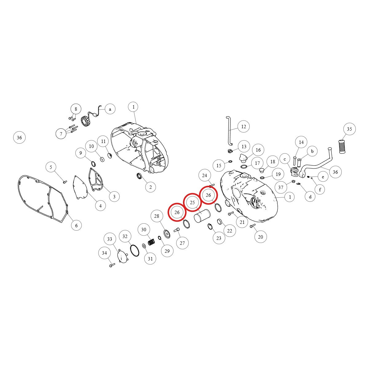 Ilustración de despiece Royal Enfield 888414