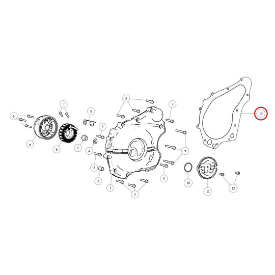 Ilustración de despiece Royal Enfield 574318