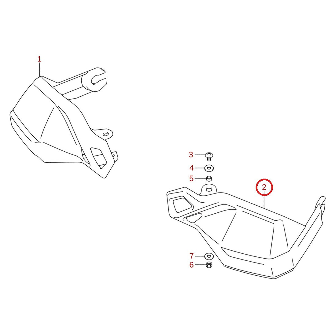 Ilustración de despiece Suzuki 57541-31J00-291