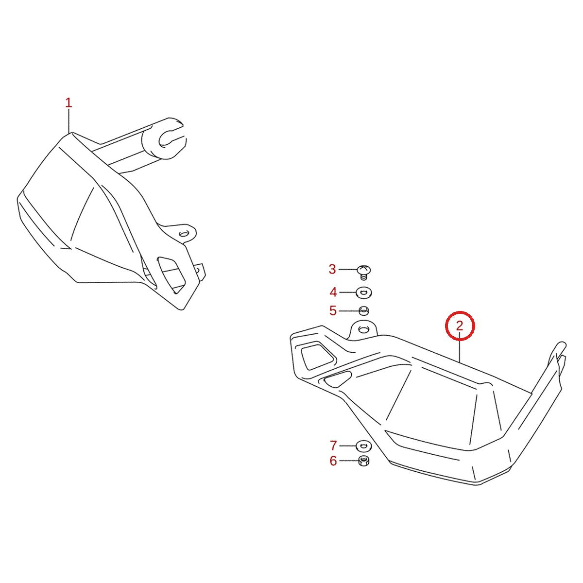 Ilustración de despiece Suzuki 57541-31J00-291