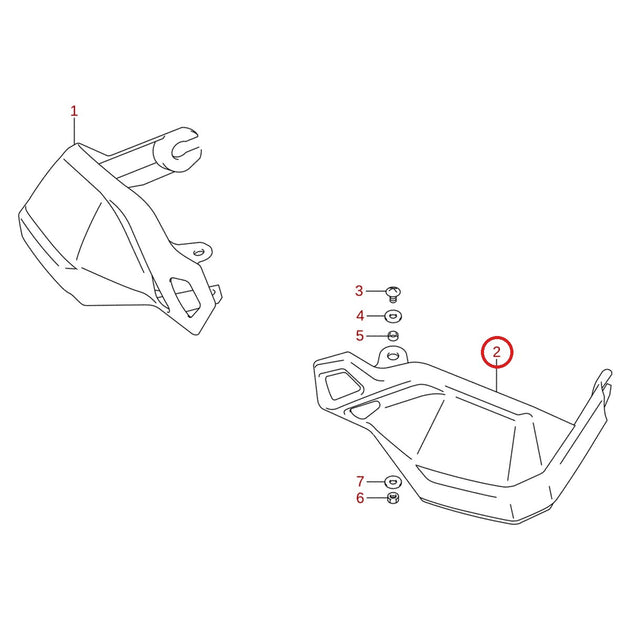 Ilustración de despiece Suzuki 57541-31J00-291