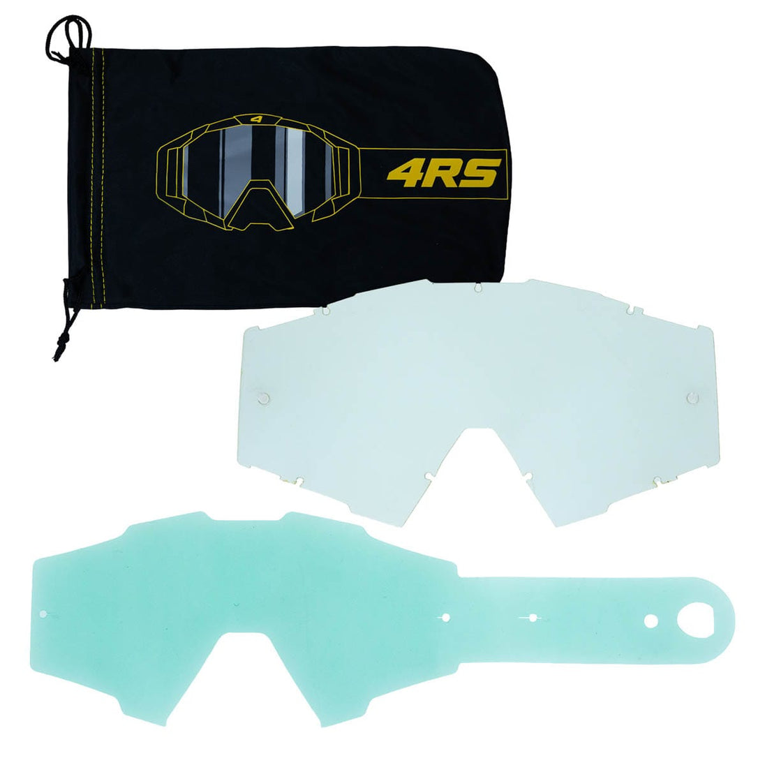 Antiparras para moto 4rs evo rojo motocross enduro mtb