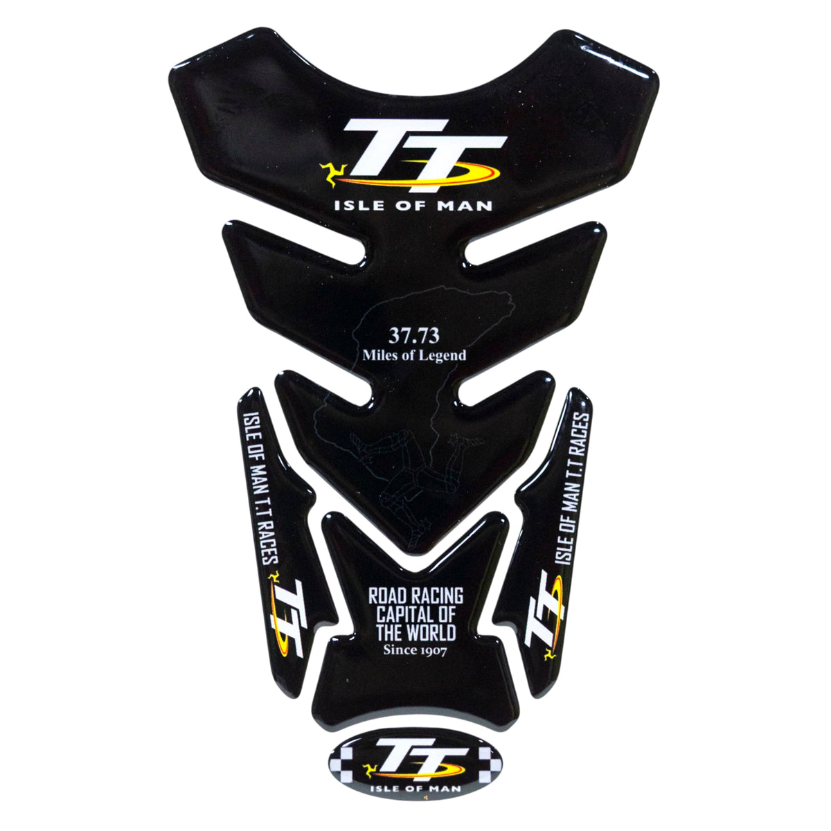 Cubre estanque adhesivo para moto 4rs isla de man 4028