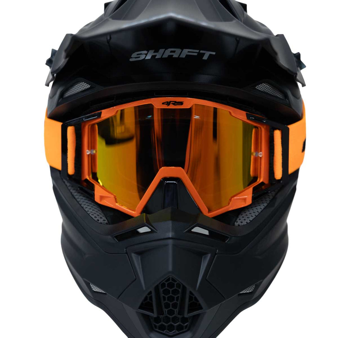 Antiparras para moto 4rs evo naranja motocross enduro mtb