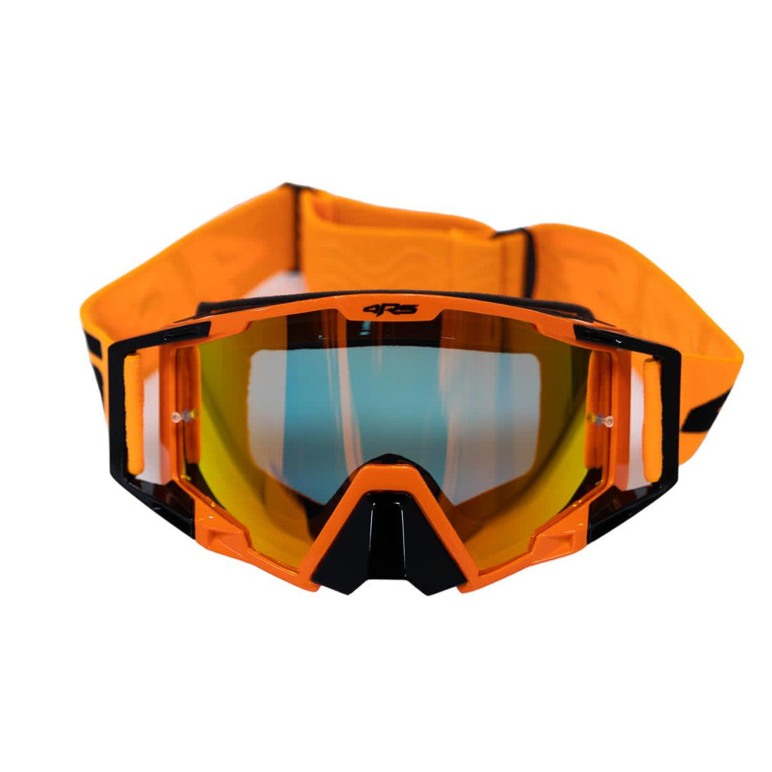 Antiparras para moto 4rs evo naranja motocross enduro mtb