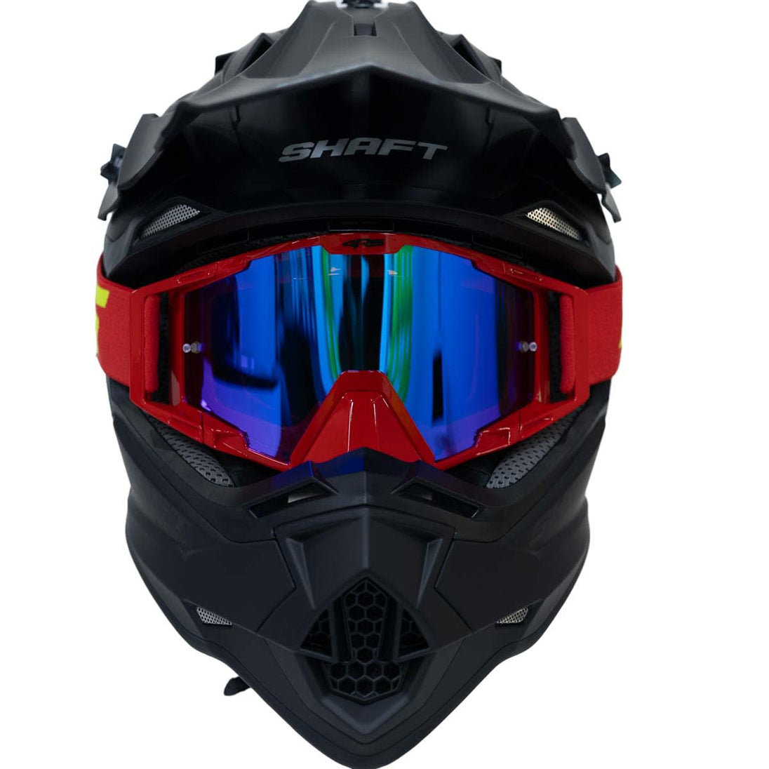 Antiparras para moto 4rs evo rojo motocross enduro mtb