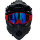 Antiparras para moto 4rs evo rojo motocross enduro mtb