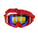 Antiparras para moto 4rs evo rojo motocross enduro mtb