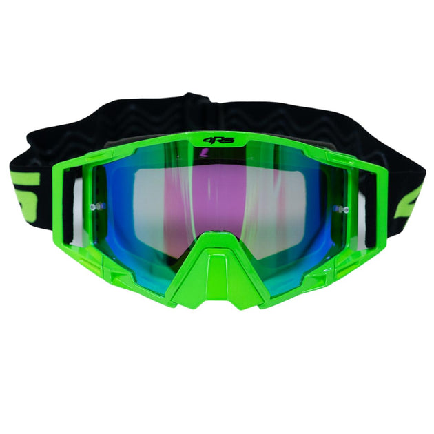 Antiparras para moto 4rs evo verde motocross enduro mtb