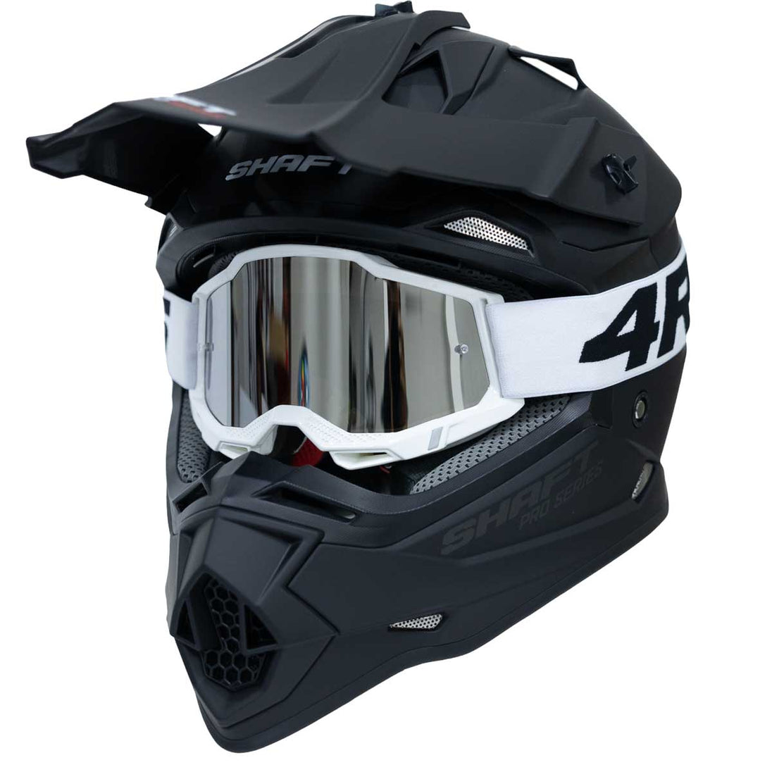 Antiparras para moto 4rs lite blanca motocross enduro mtb