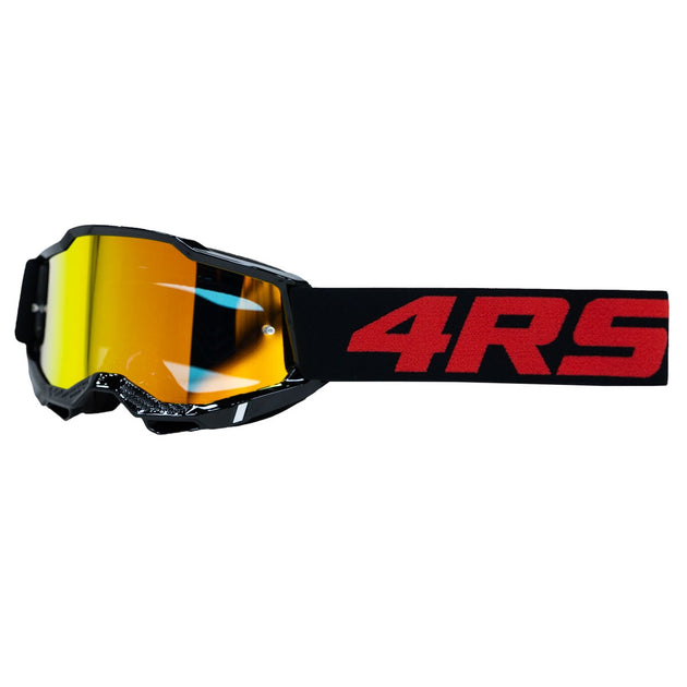 Antiparras para moto 4rs lite negro rojo motocross enduro mtb