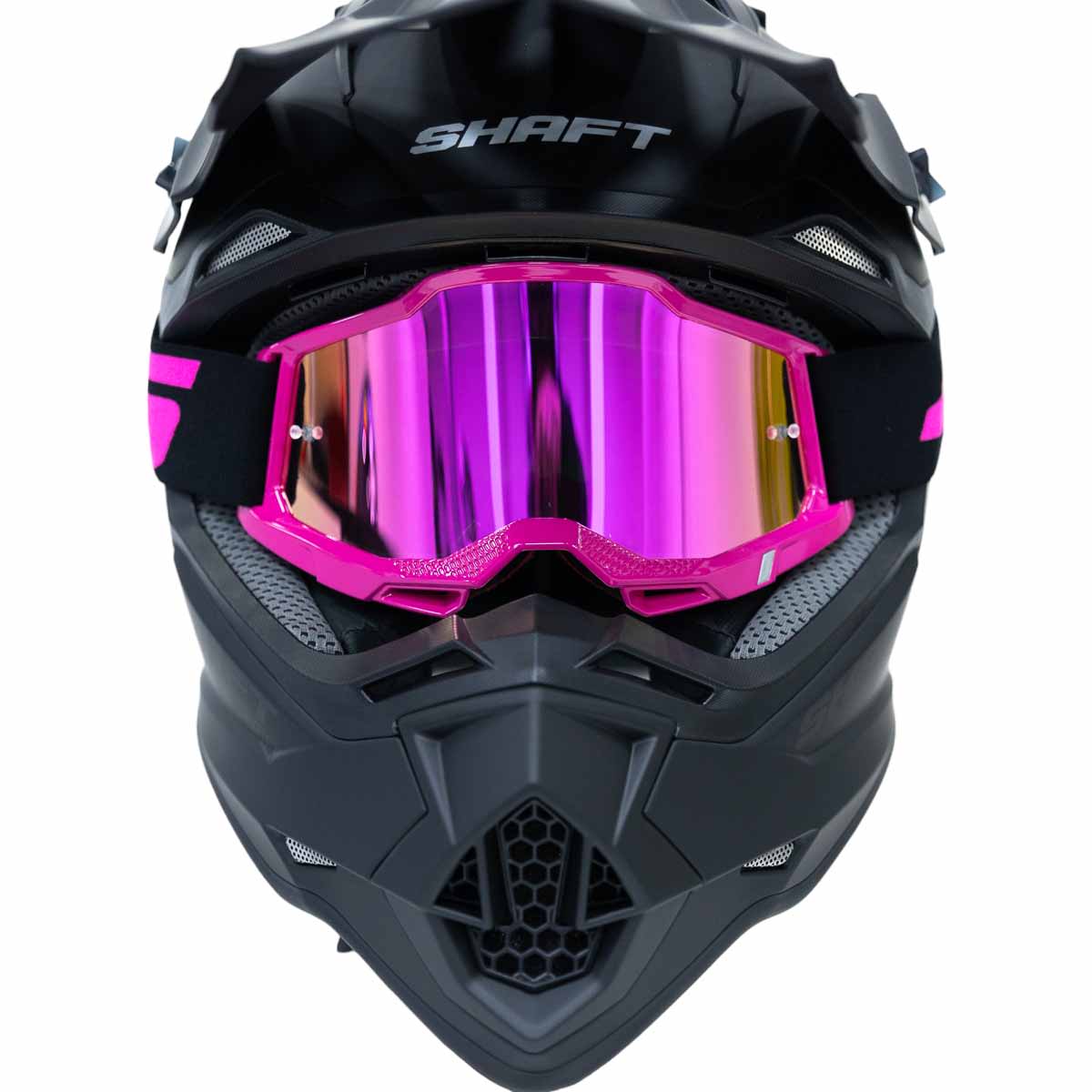 Antiparras para moto 4rs lite rosa motocross enduro mtb
