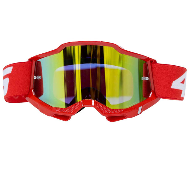 Antiparras para moto 4rs lite rojo motocross enduro mtb