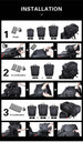 Bolso impermeable para moto rhinowalk mt21630 30 litros multi uso