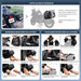 Bolso lateral para moto rhinowalk MT2040 20 litros impermeable