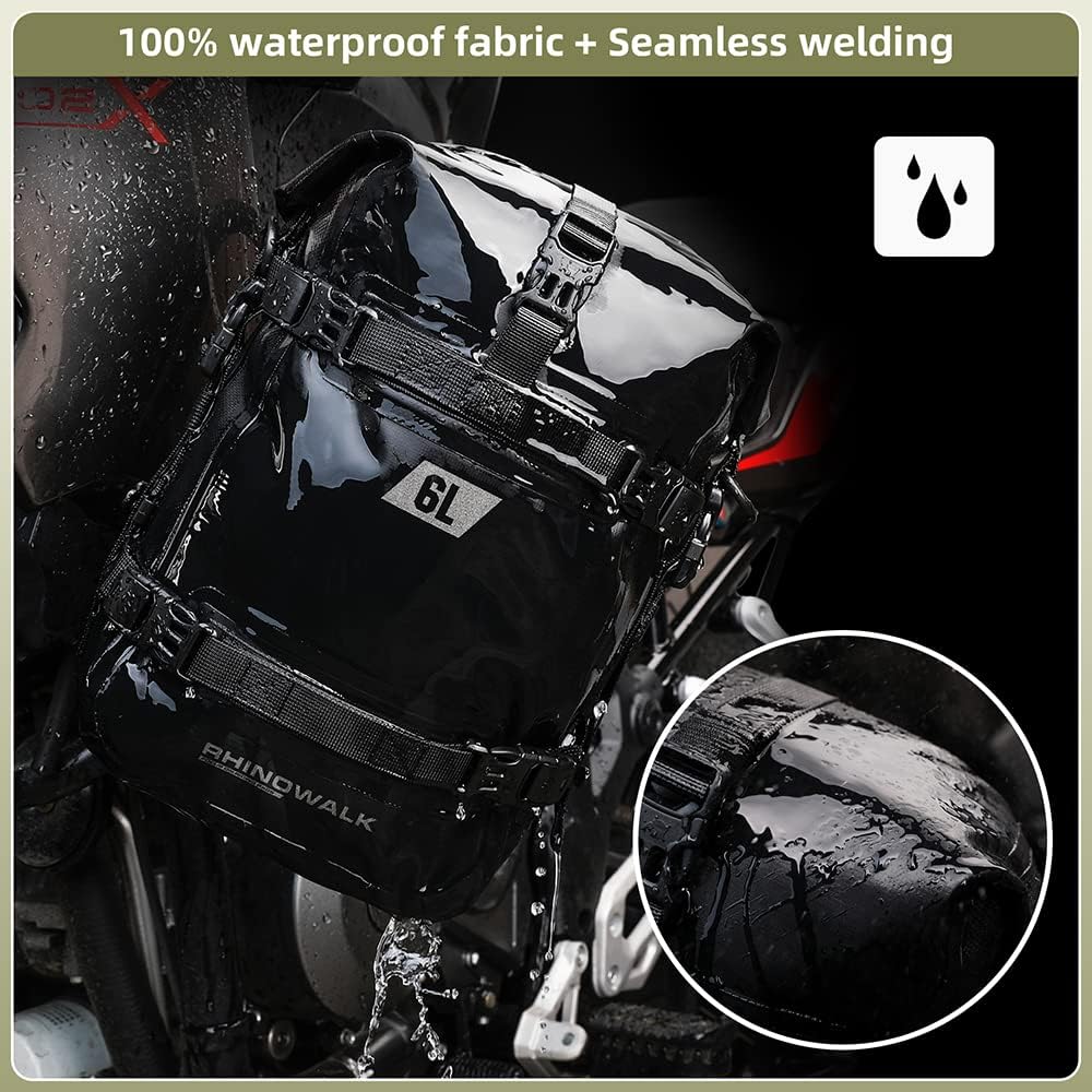 Bolso impermeable para moto rhinowalk mtr2206 6 litros dry bag