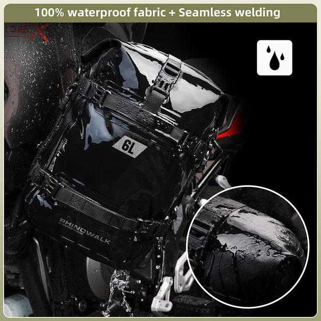 Bolso impermeable para moto rhinowalk mtr2206 6 litros dry bag