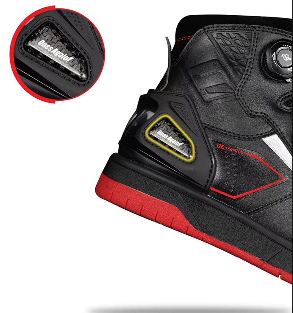 Botas para moto ones again ms07p urban reforzadas tipo zapatilla waterproof