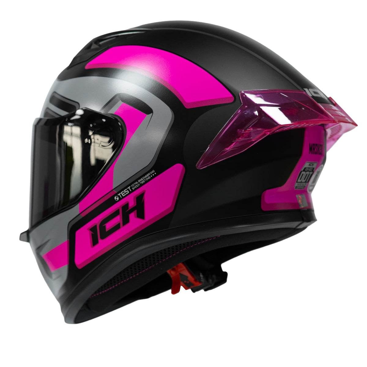 Casco moto ich 503 masker fc sm integral certificación dot qr