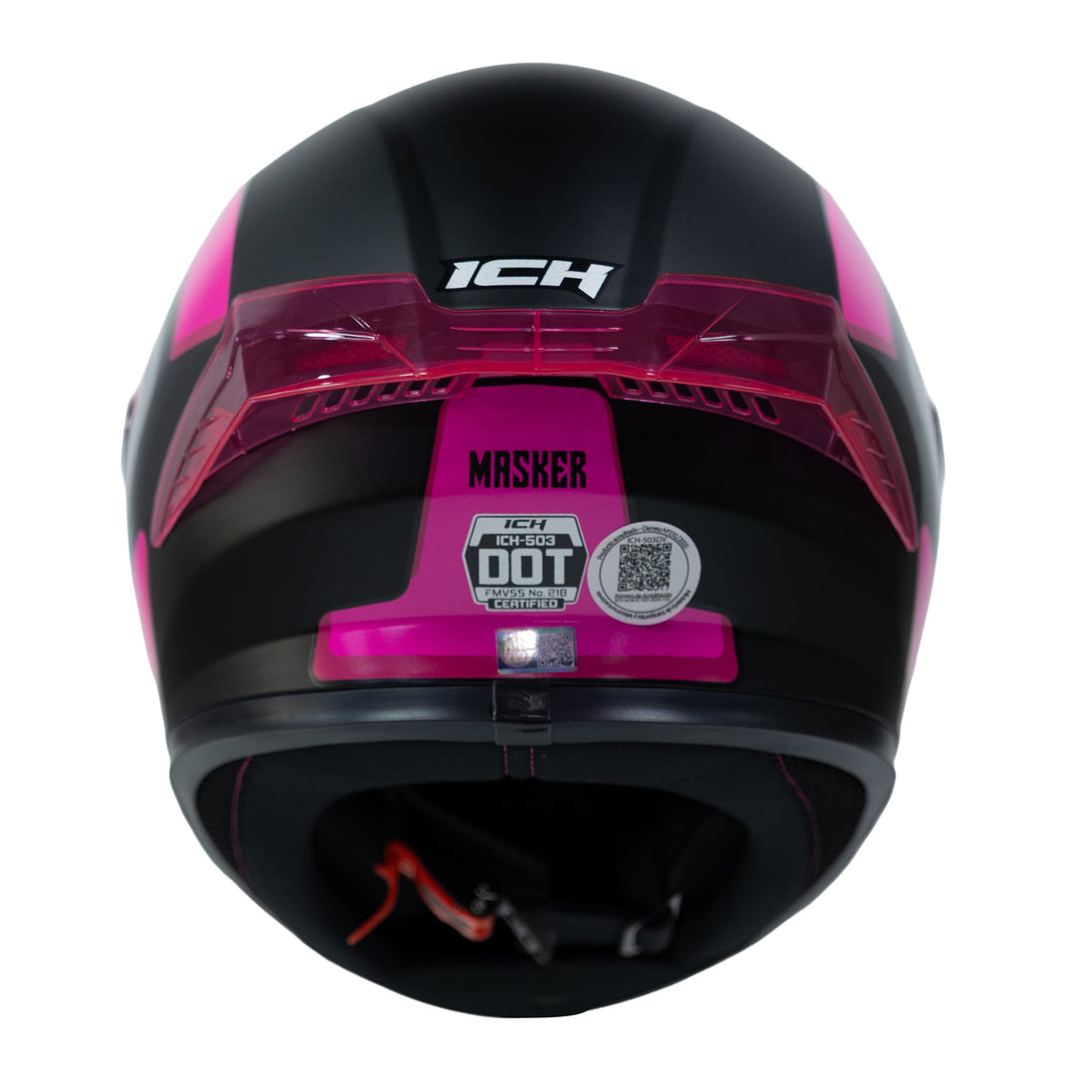 Casco moto ich 503 masker fc sm integral certificación dot qr