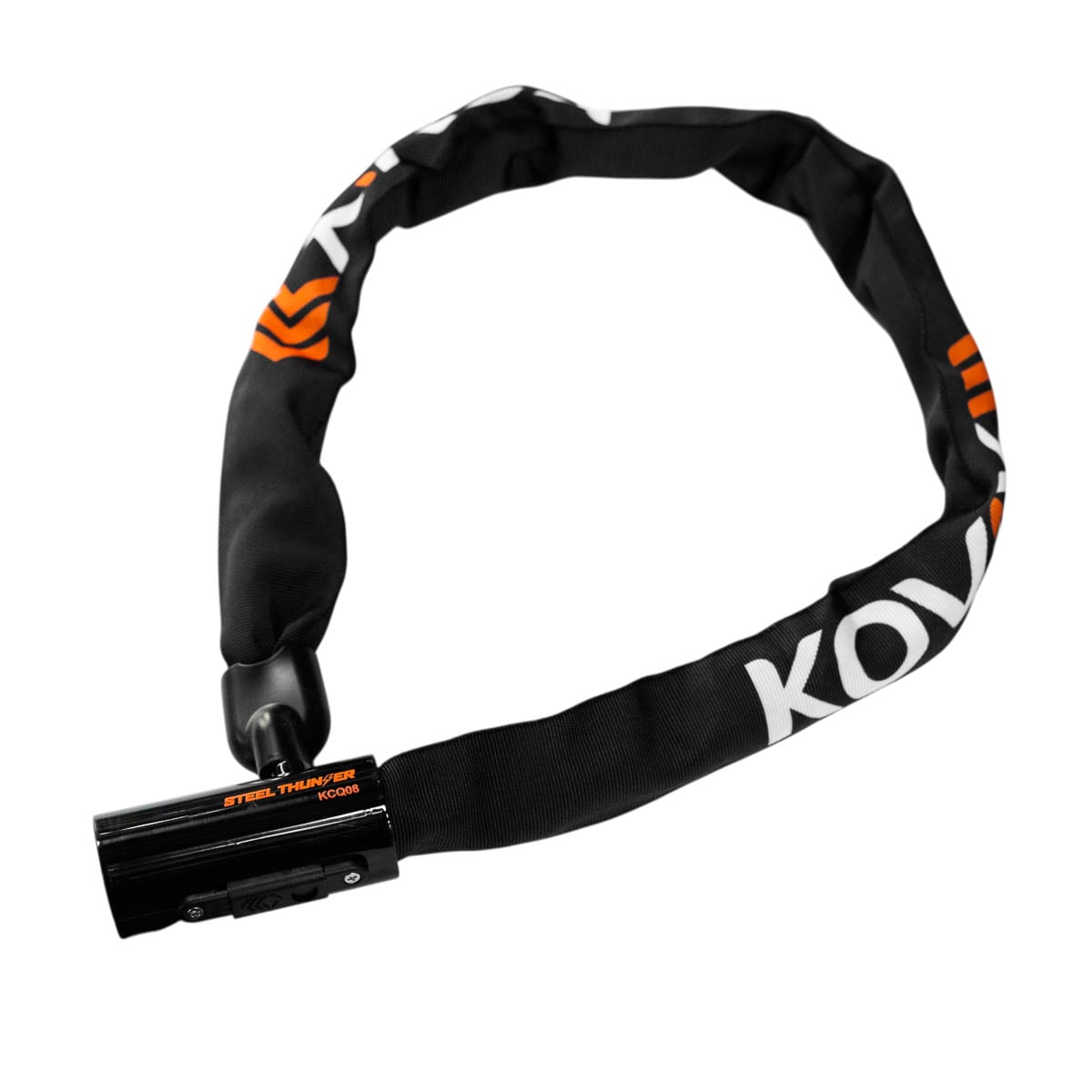 Cadena eslabon con alarma kovix kcq08-100 para moto 120db