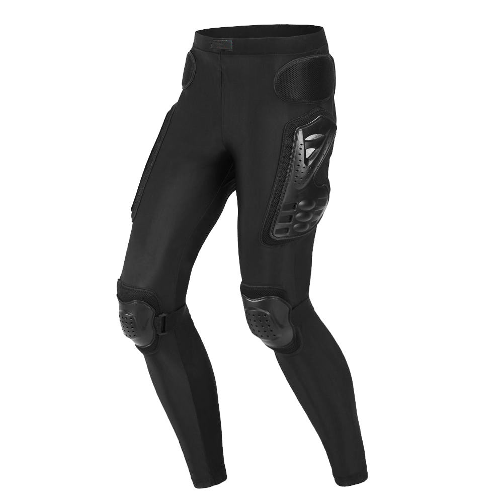 Calza elasticada con protecciones jiaspeed para moto enduro mx mtb