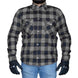 Camisa leñadora para moto armad gear field gr con protecciones