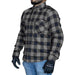 Camisa leñadora para moto armad gear field gr con protecciones