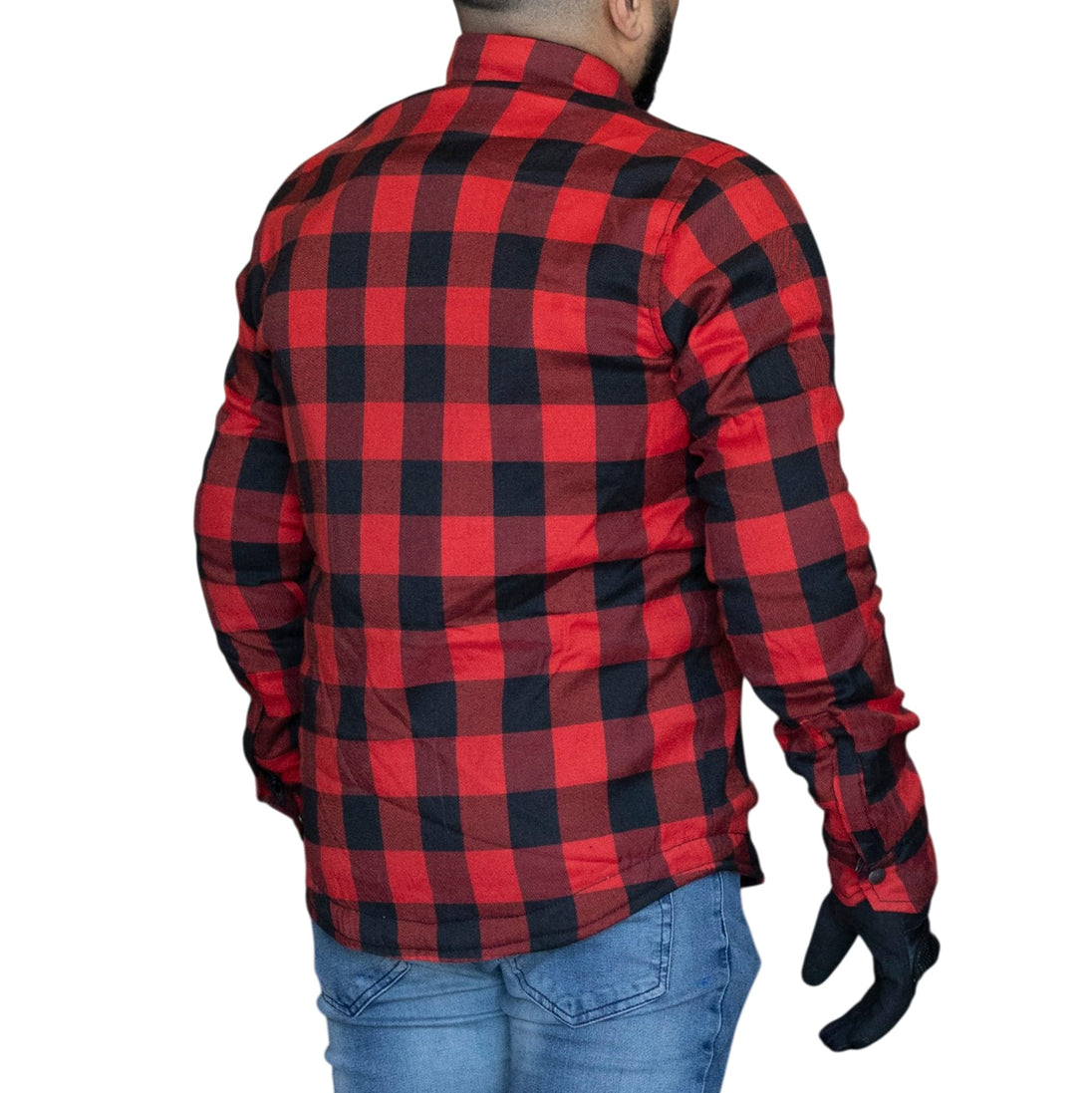 Camisa leñadora para moto armad gear field rj con protecciones