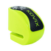Candado Disco Moto Kovix Knn1 verde fluor Pin 6mm Aleacion Acero