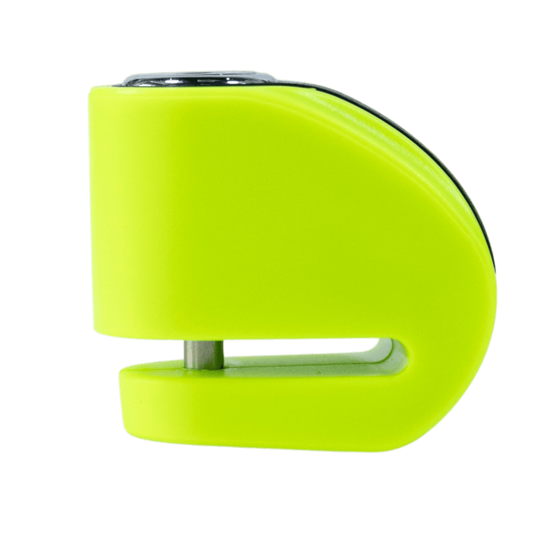 Candado Disco Moto Kovix Knn1 verde fluor Pin 6mm Aleacion Acero