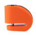 Candado Disco Moto Kovix Knn1 naranjo fluor Pin 6mm Aleacion Acero