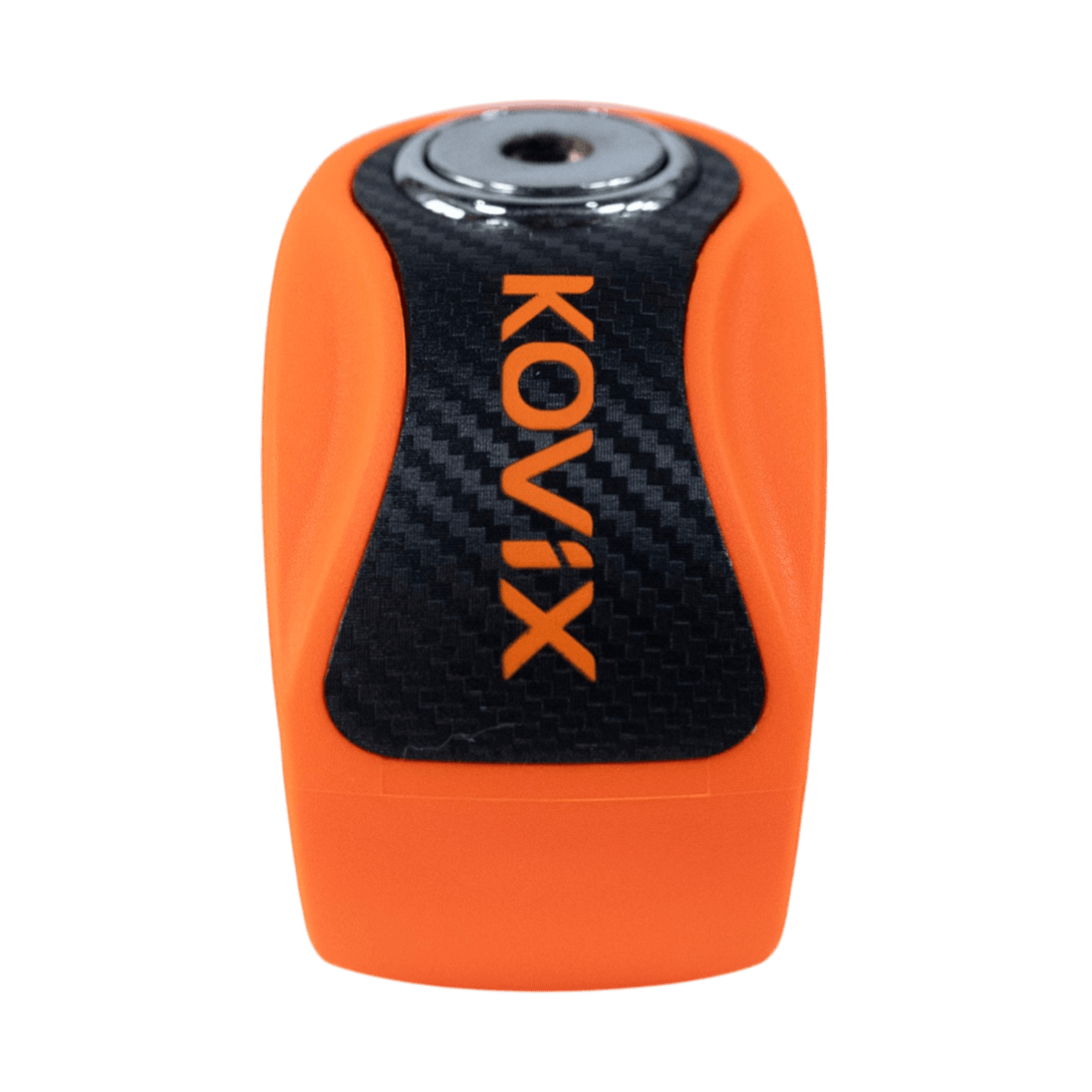 Candado Disco Moto Kovix Knn1 naranjo fluor Pin 6mm Aleacion Acero
