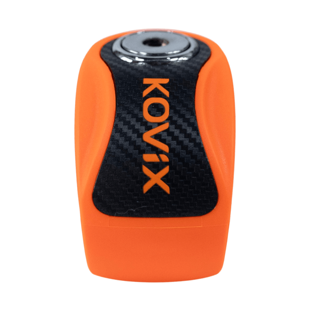 Candado Disco Moto Kovix Knn1 naranjo fluor Pin 6mm Aleacion Acero