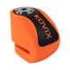 Candado Disco Moto Kovix Knn1 naranjo fluor Pin 6mm Aleacion Acero