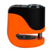 Candado Disco Moto Kovix Con Alarma Ks6 Naranjo Fluor
