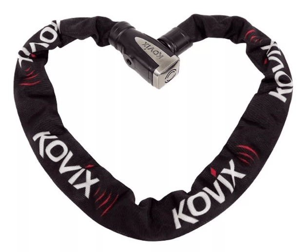 Cadena Con Eslabón Reforzado Kovix Con Alarma 8mm X 120cm