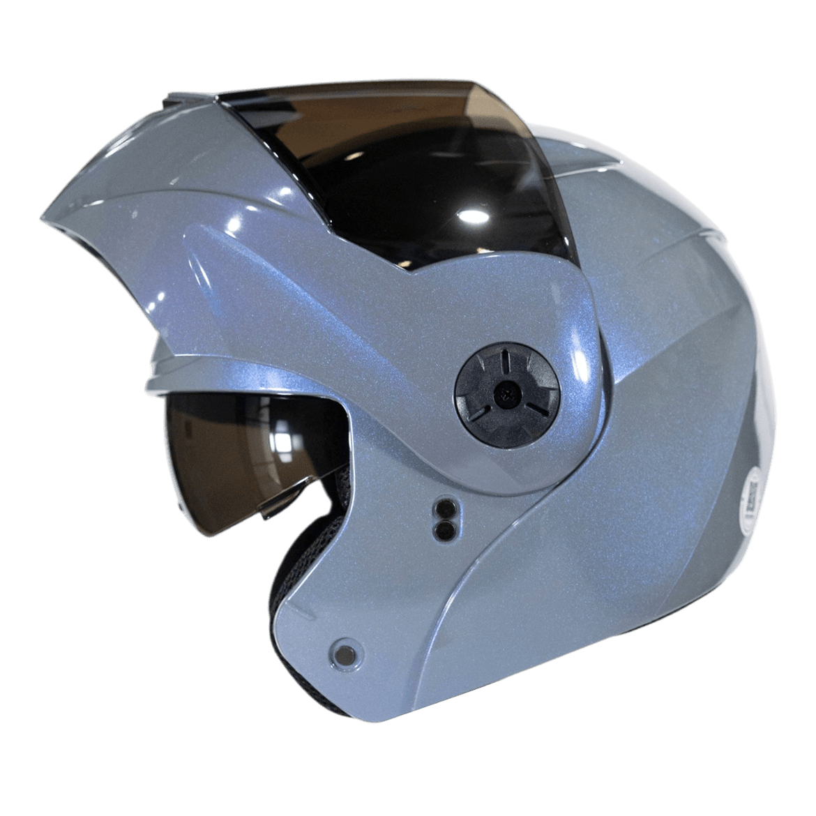 Casco moto ich 3110 solid camaleon gr.sl abatible con sun visor certificación dot 3cv