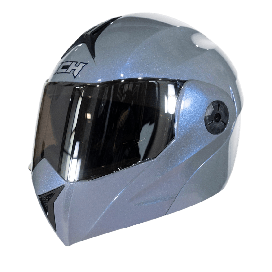 Casco moto ich 3110 solid camaleon gr.sl abatible con sun visor certificación dot 3cv