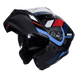 Casco moto ich 3120 ordanox ng az.cl tr abatible con sun visor certificación dot