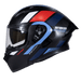 Casco moto ich 3120 ordanox ng az.cl tr abatible con sun visor certificación dot