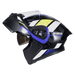 Casco moto ich 3120 ordanox ng az tr abatible con sun visor certificación dot