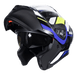 Casco moto ich 3120 ordanox ng az tr abatible con sun visor certificación dot
