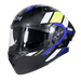 Casco moto ich 3120 ordanox ng az tr abatible con sun visor certificación dot